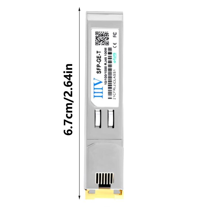 SFP RJ45 Interfaces Module Supports Hot Swappable Design for Easy Maintenance and Upgrades in Office Networking