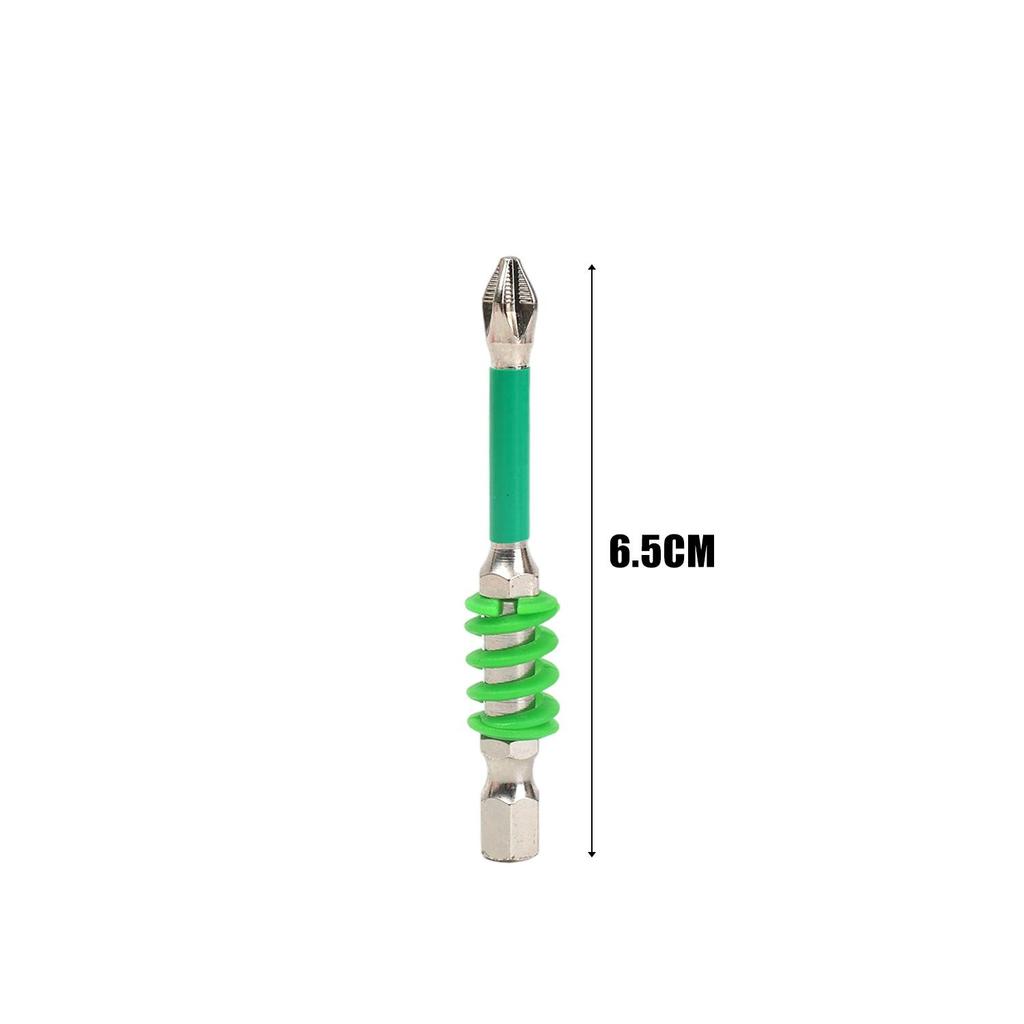 65/70/90mm Magnetic Spring Screwdriver Drill Bits DIY Woodworking Electric Repair Tool Anti-slip Hex Shank Drill Head