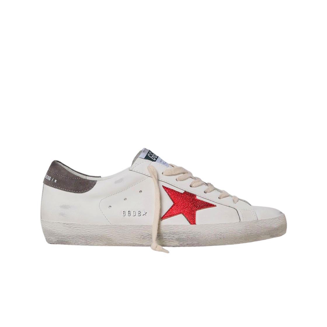 

Кроссовки Golden Goose Superstar Белые Красные Серые Задник 43