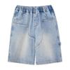 Jungen Washed Distressed Jeansshorts