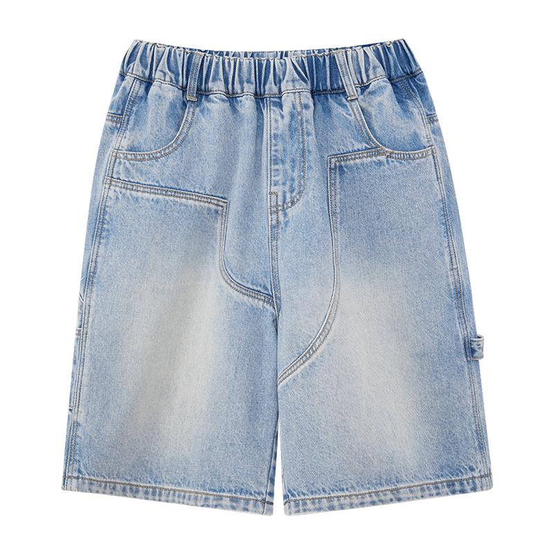 Boys  Washed Distressed Denim Shorts 150