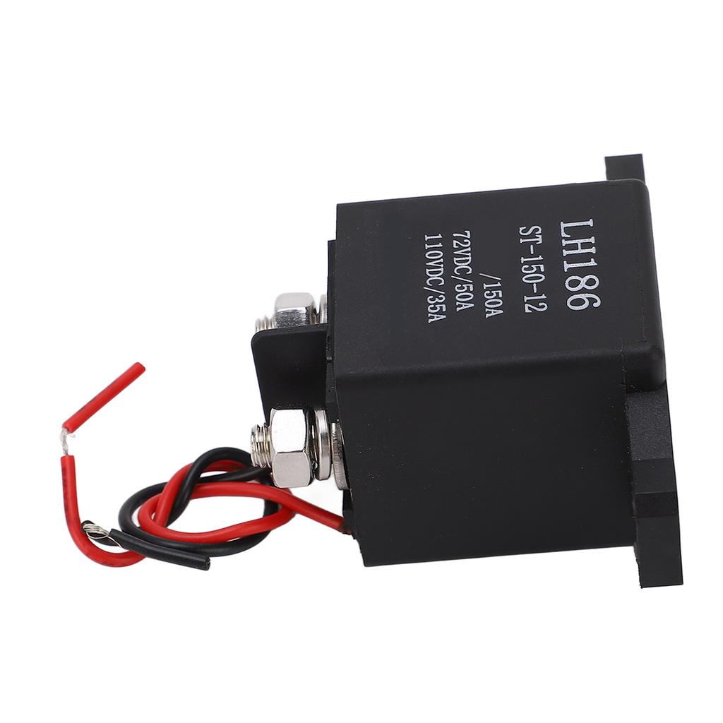 Starter Relay Brass Coil 2 Terminal Starter Solenoid Relay High Load Current for Automobile 12V DC