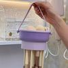 Makeup Brush Cleaning Bowl Beauty Egg Cleaning Tool Storage Set Brush Powder Puff Dry Cleaning Silicone Drying Shelf