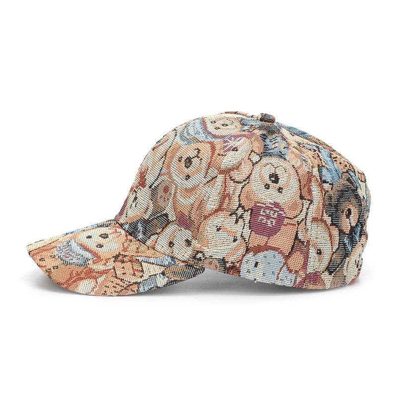 Trendy Cartoon Little Bear Duckbill Hat Casual Cute Couple'S Baseball Cap Spring Summer Outdoor Sports Sun Protection