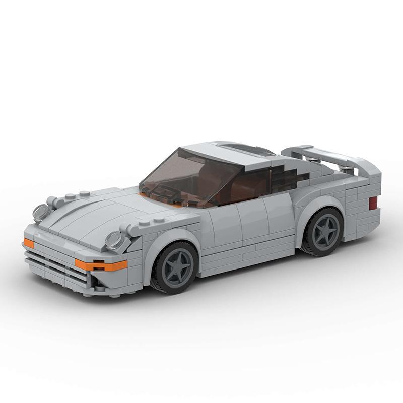 Creative MOC Car City Racing Vehicle Retro Speed Car Rally Building Blocks Bricks Ornament Toys For Kids Adults Birthday Gifts