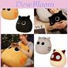 Cute Black Cat Dumpling Pillow Plush Toy Stuffed Animal Doll
