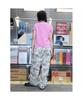 Saendeusaundeu (Unisex) Cotton Camo Pants Light Gray