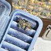 Temperament Versatile Color Butterfly Enamel Ring Women's New Light Luxury Retro Fashion Niche Design Fashion Ring
