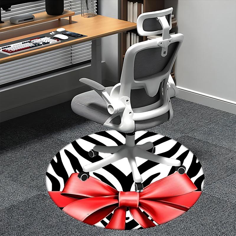 

Zebra Print Office Carpet Chair Mats, Home Decor, Sofa Rug, Office Carpet Gift for Any Room1118052a 80cm by 80cm