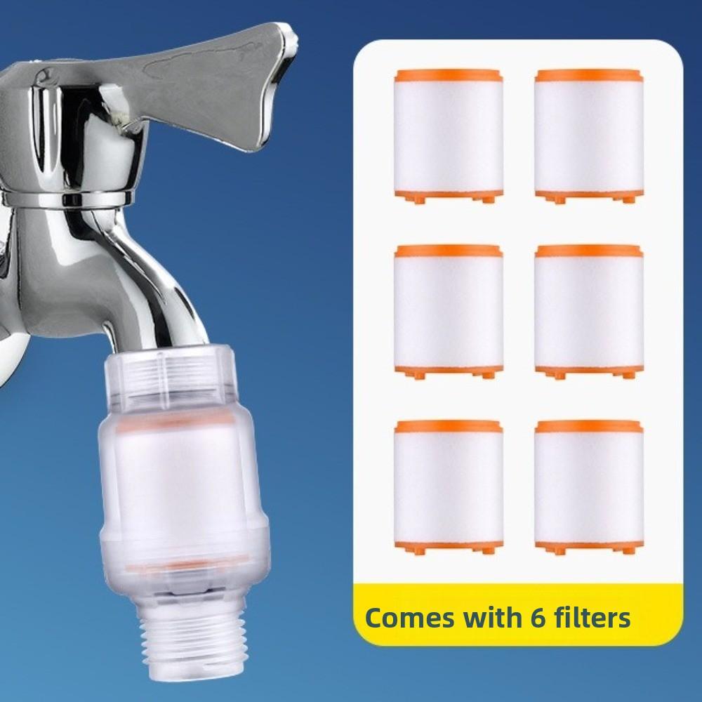 Purifier Output Kitchen Faucet Filter With 6 Filter Element Shower Filter  Bathroom Fittings