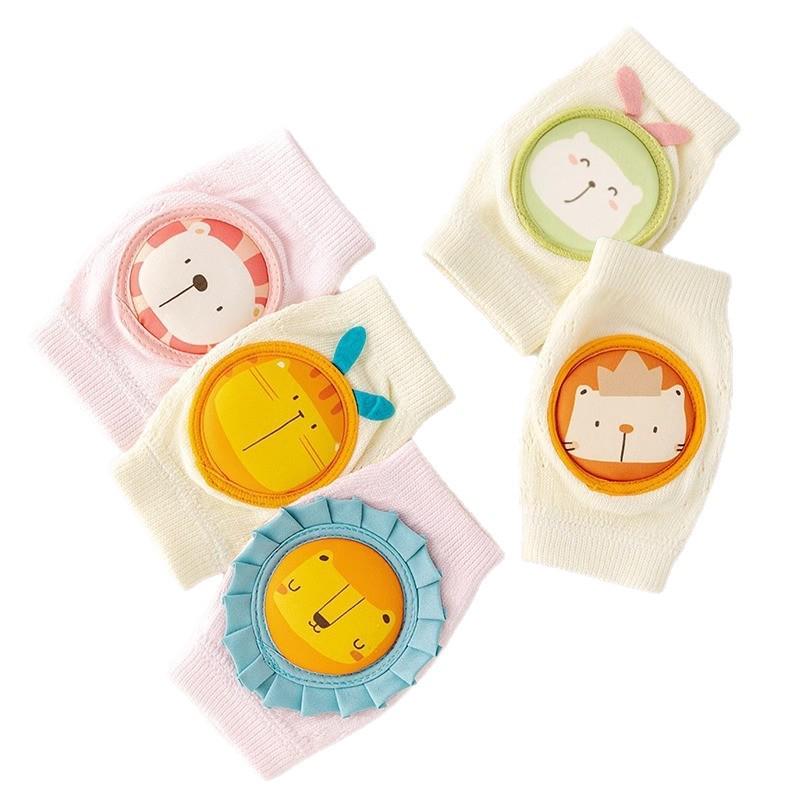 Summer Thin Baby Knee Pads for Crawling and Walking - Breathable Anti-Fall Protective Sleeves for Kids