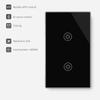 Electric Product Home Automation Wifi Smart Touch Light Switch  APP Timing Voice Control Magnetic Relay US Standard
