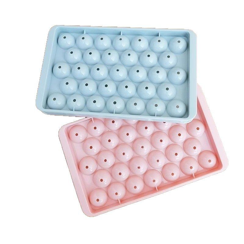 Eiswürfelform - Set aus 2 Tabletts für Kugel- und Würfelformen
