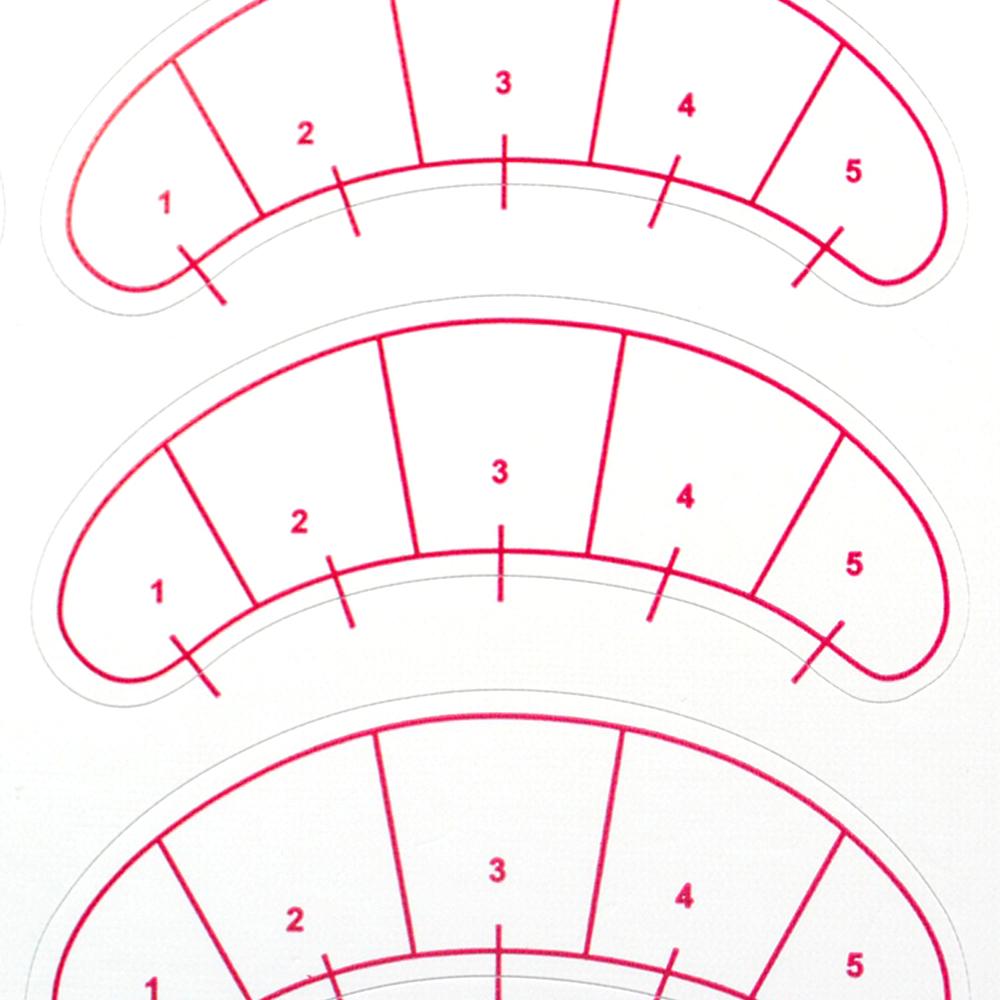 70 párů papírových náplastí na prodlužování umělých řas pod oční make-up Nástroje pro krásu očních samolepek