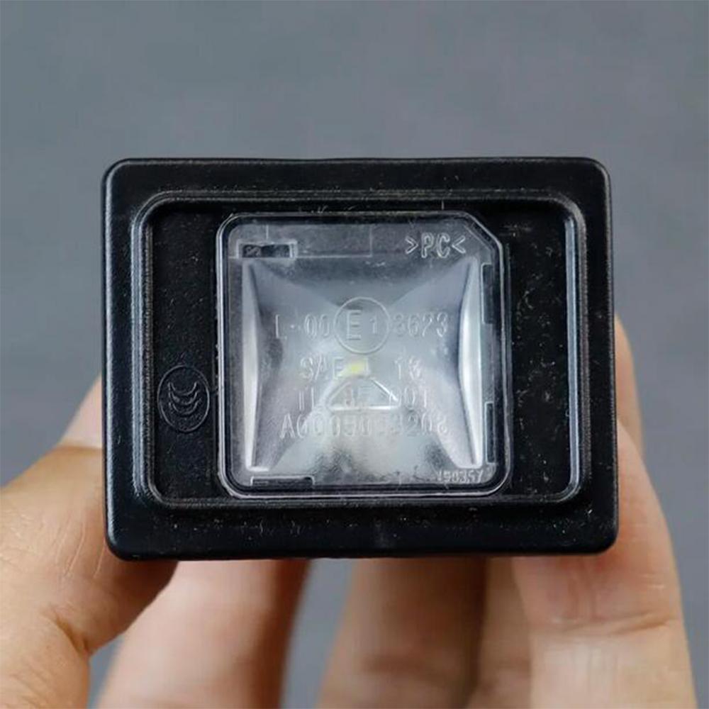 2Pcs A0009062903 License Plate Light For Mercedes Benz