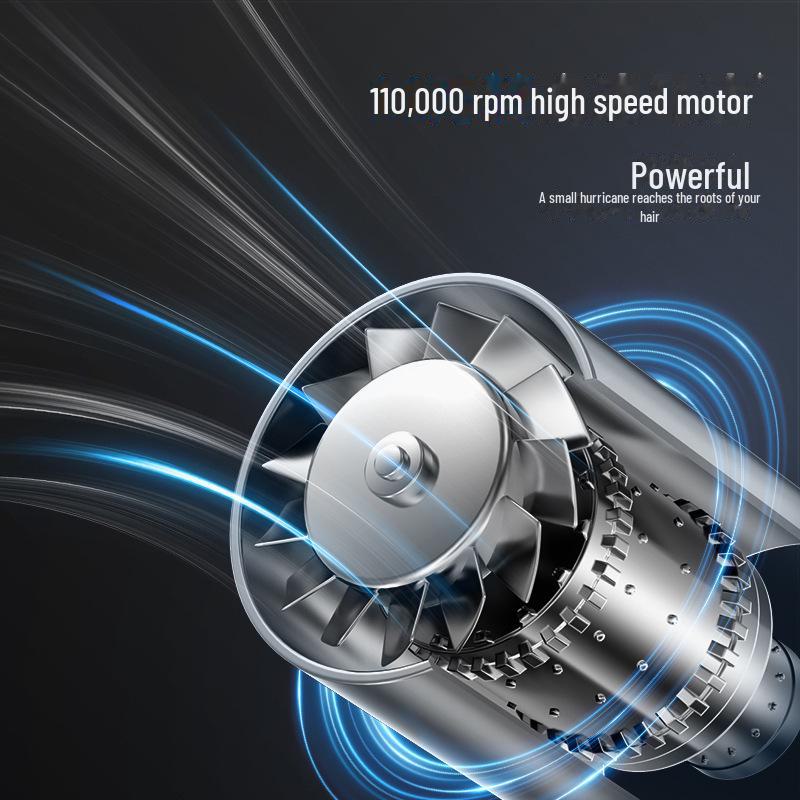 Yongri 2000W High-Speed Hair Dryer, 110,000 RPM, T-Shaped, Salon-Grade with Negative Ions, Gentle On Hair