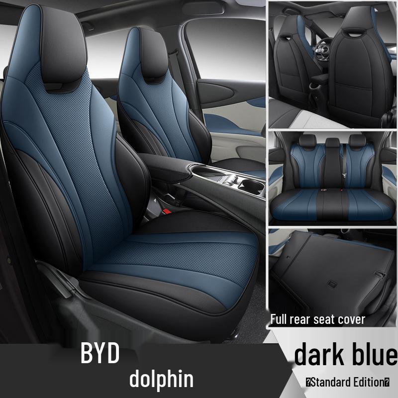 BYD Dolphin Car Seat Cover - Full Wrap, Leather, All-Season Universal Fit