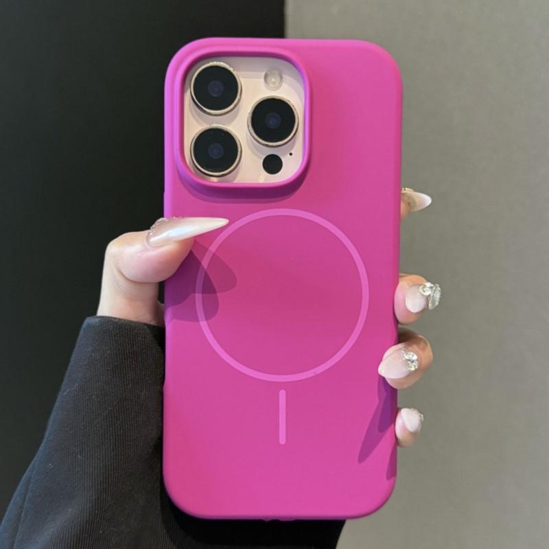 Original Liquid Silicon Magsafe Case For iPhone 17 Air 16 15 Plus 14   11 Pro Max Magnetic Wireless Charge Soft Rubber Cover