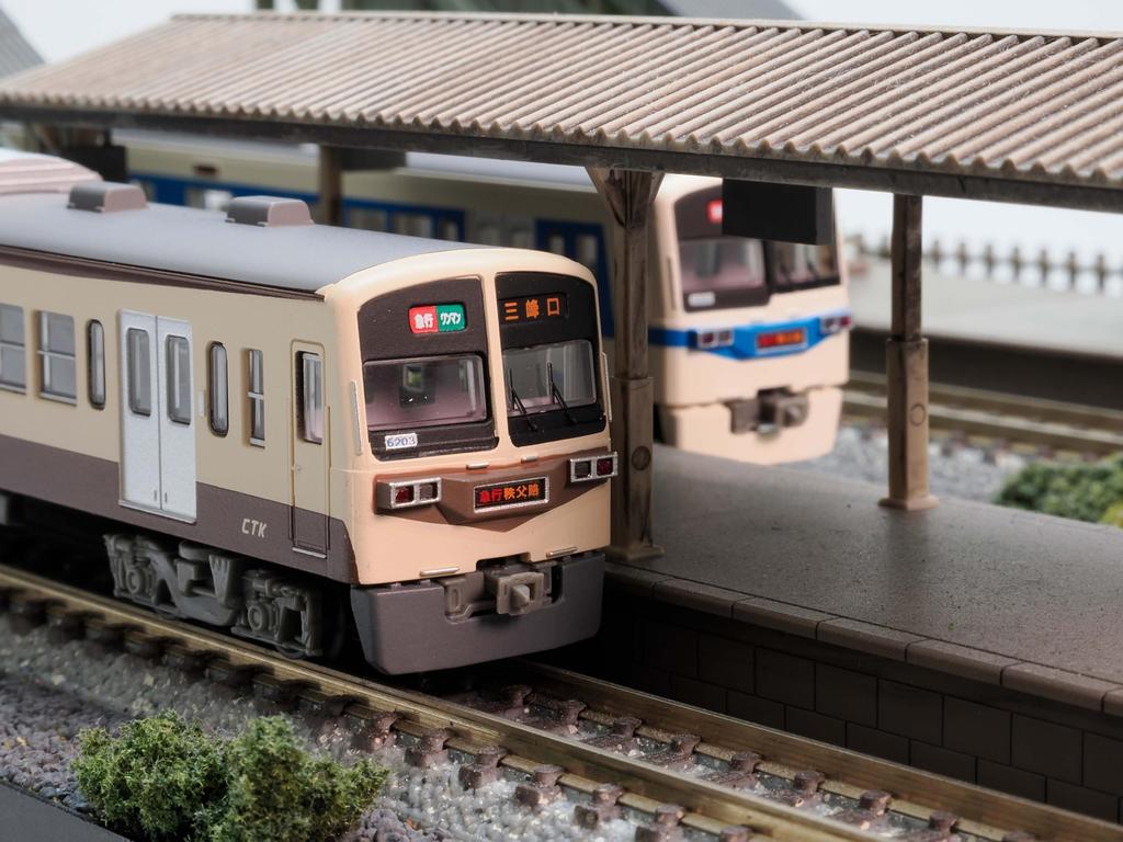 Tomytec Railway Chichibu Railway 6000 Series 300 Series Revival Diorama 335412 Collection (Old Color) 3-Car Set, Supplies,