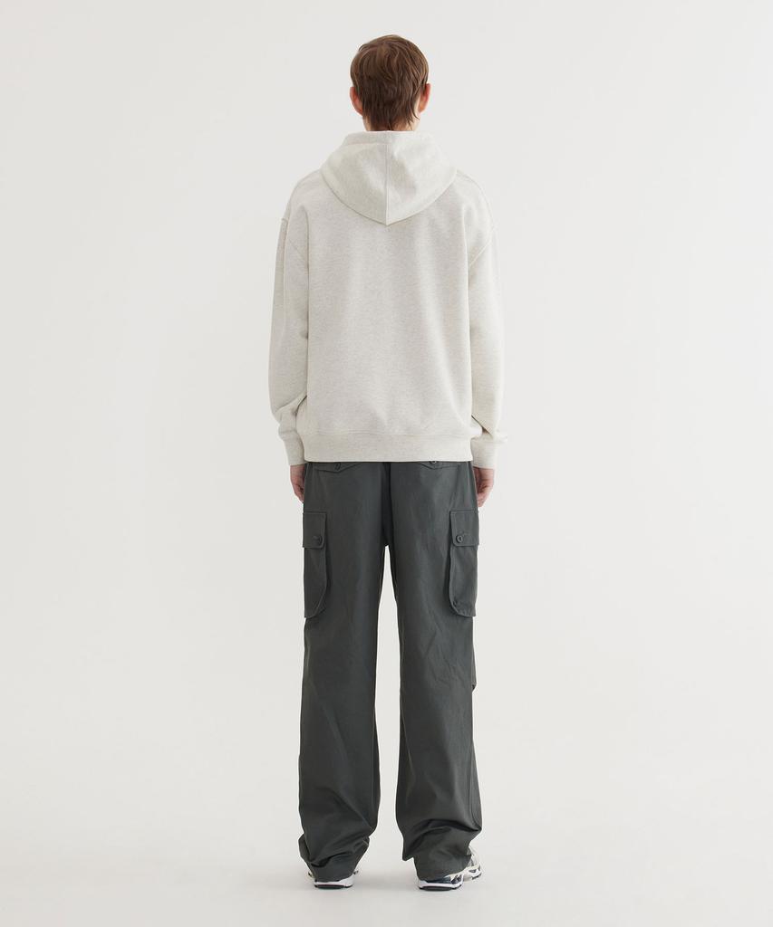 C Logo Hoodie Oatmeal