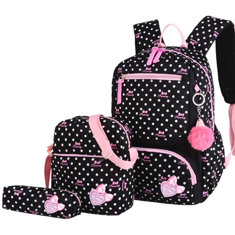 Sacs d'école 2018 Pour Filles Enfants Sac à Dos d'école 3pcs/set Sacs d'école Imprimés Sacs à Dos Mochila Infantil Sac à Dos d'école Orthopédique