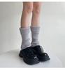 Socks cover women's y2k wear leg cover women's pile socks jk spice girl boot cover knitted medium tube calf socks spring and autumn