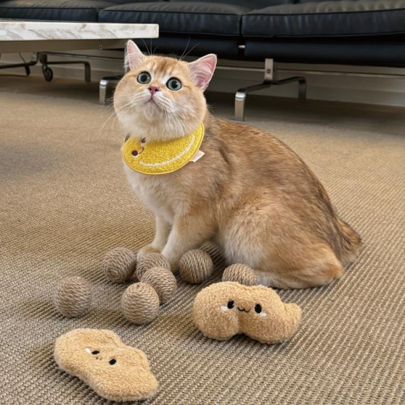 Cat Meow Sisal Peanut Ball Peanut Toy