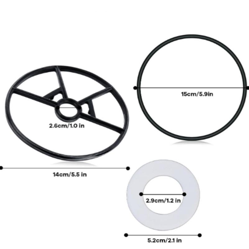 6 sztuk uniwersalnych zaworów basenowych pierścienie uszczelniające odporne na warunki atmosferyczne zamienne uszczelki gumowa tekstura do filtra piaskowego