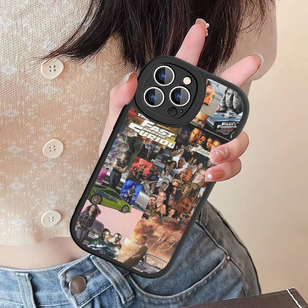 Movie Series Fast F-Furious Phone Cover For IPhone 11 12 13 14 15 16 Pro Max Mini Plus Soft Leather Case
