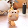 Panda Capybara Plush Keychain Animal Pendant Soft Stuffed Doll Kids Toy Gift