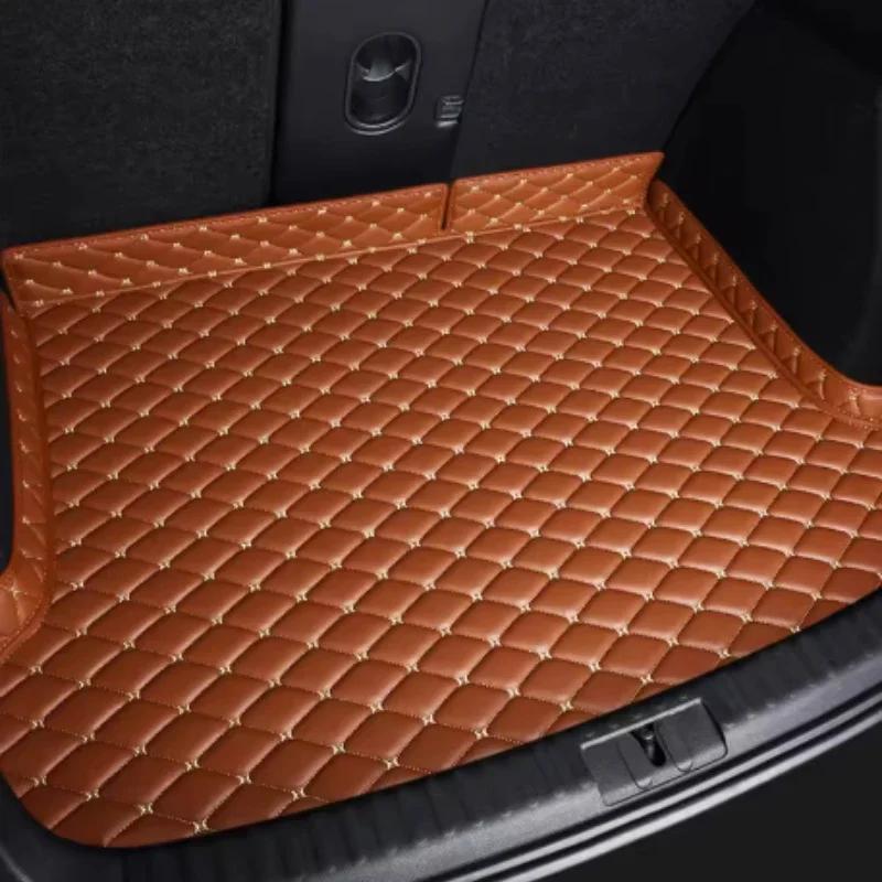 PU Leather Custom Car Trunk Mats for Mercedes W177 A W169 W176 B W246 W245 W247 Interior Details Car Accessories All Models