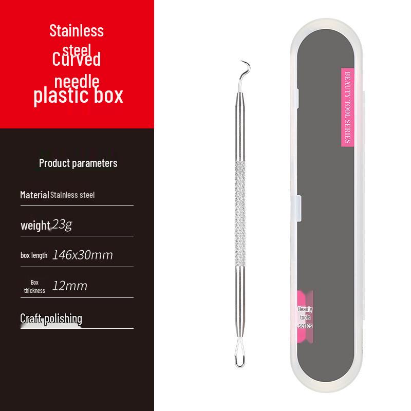 Blackhead Removal Needle and Tweezer Set for Acne and Pimple Extraction