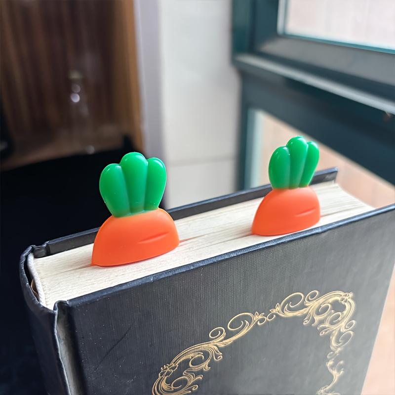 Bookmark Carrot Cute Cultural and Creative Student Creative Reading Assistance Tool High Quality Fashion Durable Mark Bookmark