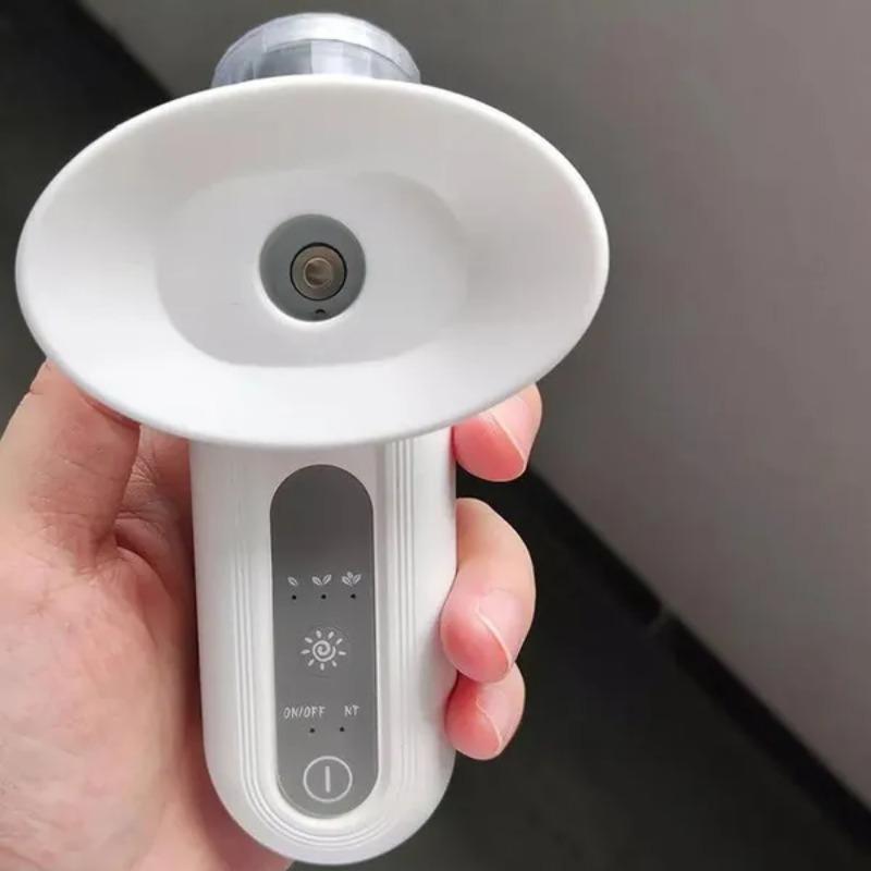 1 PACK Wiederaufladbares tragbares Augen-Dampfgerät mit 3 Modi, 10 ml Fassungsvermögen für trockene Augen, warme Kompresse, Gesichtsdampf, Linderung trockener Augen, Damen Mode, Haus Garten