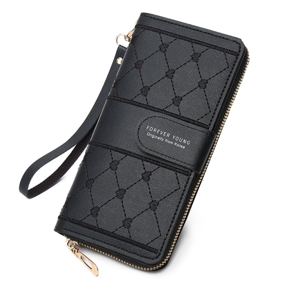 New PU Leather Women Long Wallet Hasp Design Large Capacity Slim Small Wallet Tassels Coin Purse Women Girls