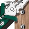 Electrician Wire Crimper Peeler Pliers Cable Stripping Multifunctional Press Plier Terminals Crimping Cutting Tool