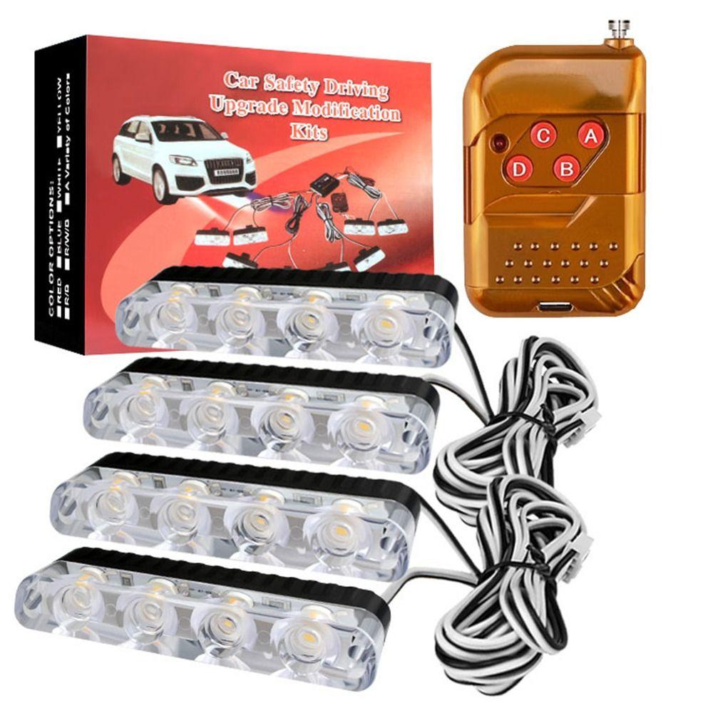 Police Light Flash Signal Warning Lamp Car Led Light Auto Position Lamps Emergency Strobe Light