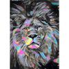 Canvas  Abstract Animals Lion Tiger Cat Colour Retro  Wall Decoration Pictures Living Bedroom Decor Posters