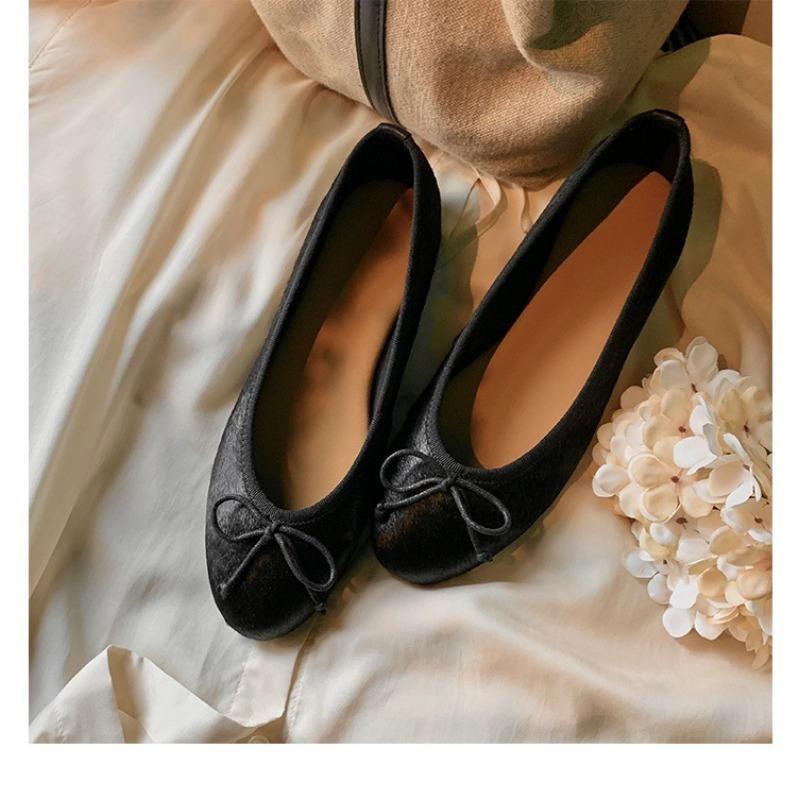 

Осенне-зимняя мода универсальные классические туфли с круглым носком, с неглубоким вырезом, с универсальным бантом, с леопардовым принтом, на плоской подошве, женские 40