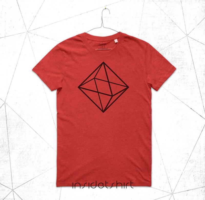 

GEOMETRIC BALANCE T-SHIRT knit architecture graphic design T-SHIRT MAN XL