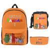 Klassische Neue Garten of Banban 3D-Druck 3 Stück/Set Schülertaschen Rucksack für Laptop Tagesrucksack Umhängetasche Brottasche Federmäppchen
