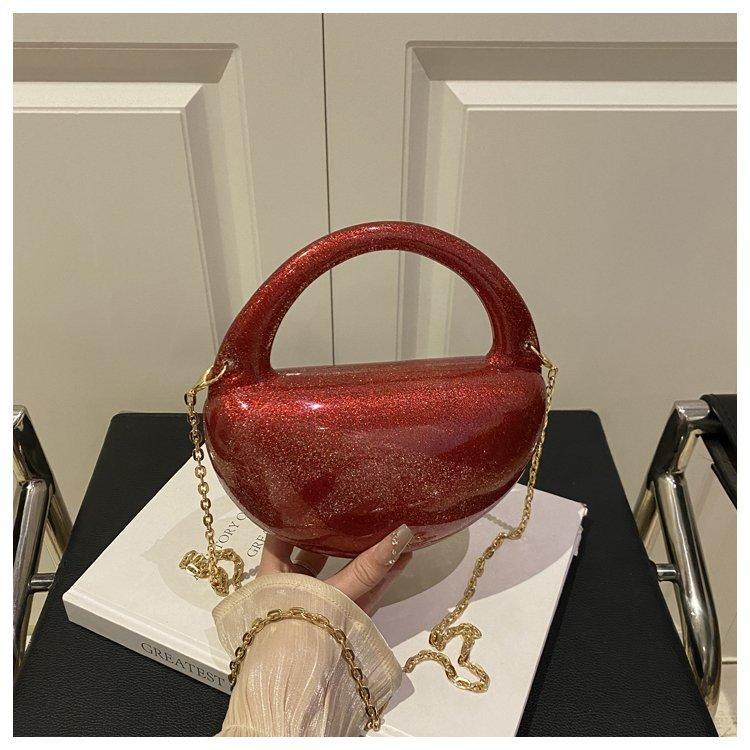 Металлическая Цветочная Банкетная Сумка на Цепочке для Женщин Милая Мини Декоративная Дизайнерская Сумка для Помады