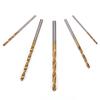 10/50Pcs 1/1.5/2/2.5/3mm Titanium Coated Drill Bits HSS High Speed Steel Drill Bits Set Tool Power Tools