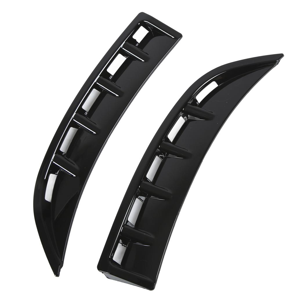 Front Bumper Spoiler Canard Glossy Black Replacement for Mercedes Benz CLA C118 X118 AMGLine 2020+