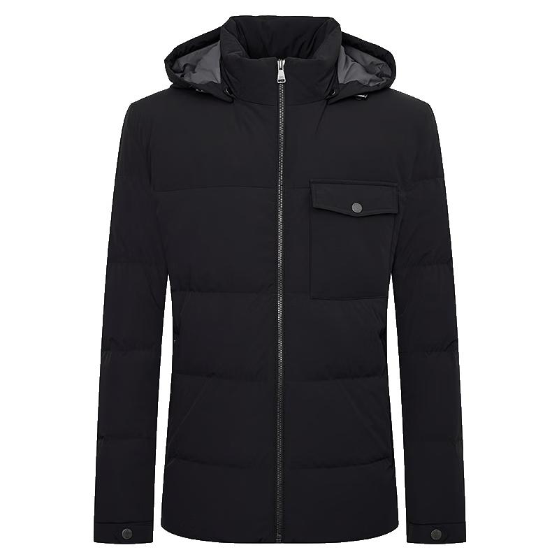 Baoxiniao Men s Casual Detachable Hooded Duck Down Puffer Jacket 52