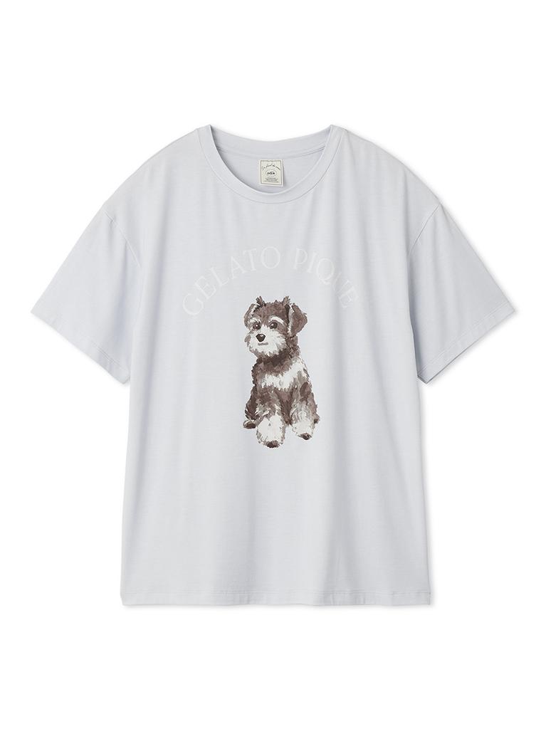 GELATO PIQUE Schnauzer One-Point T-Shirt Pwct254311