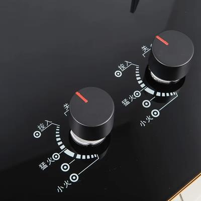 2pcs Universal Gas Stove Control Knob 8mm Gas Cooktop Handle Kitchen Cooktop Oven