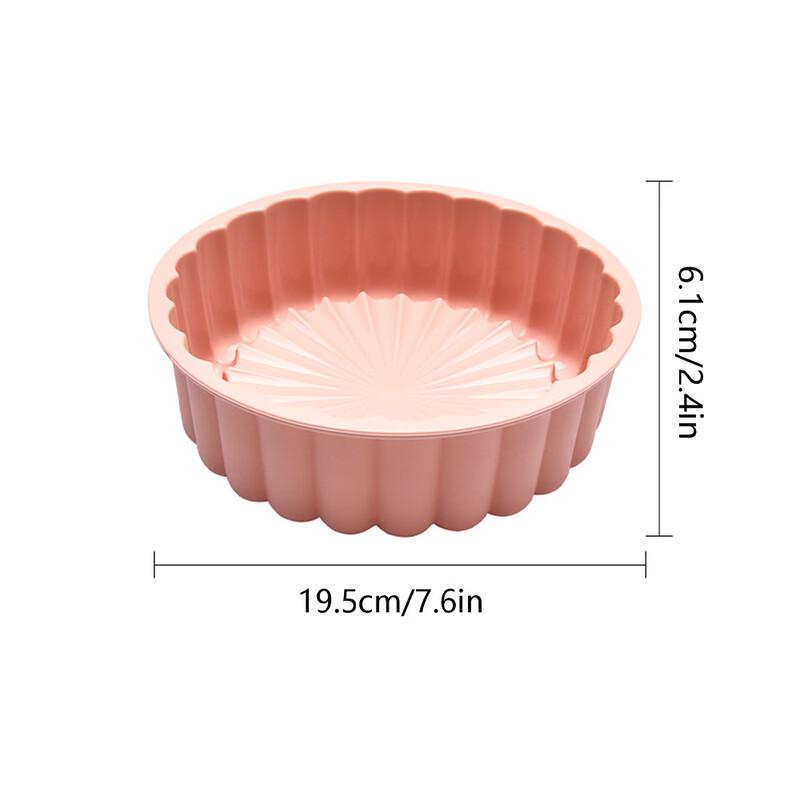 MDNG Pink Silicone Sunflower Baking Molds (Set of 3)