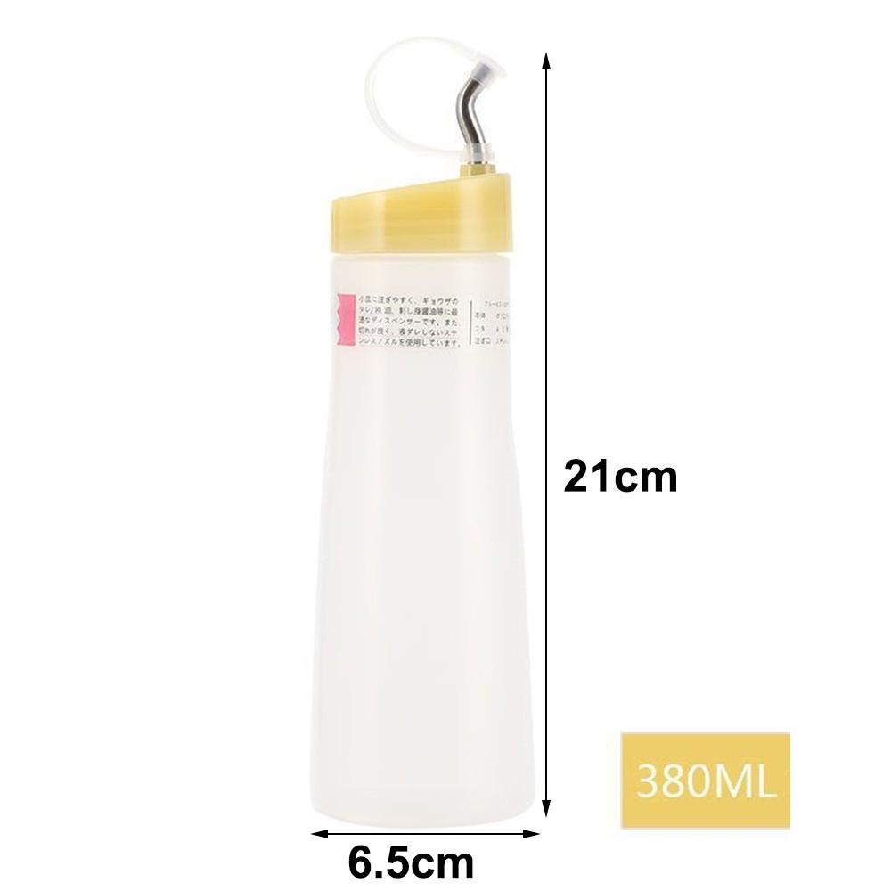 New 280ml 380ml Squeeze Sauce Bottle Large Capacity Plastic Squeeze Bottles Clear Salad Dressing Bottle Ketchup