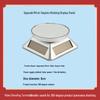 High-End Ceramic Turntable Jewelry Rack for Bracelet & Earrings Display